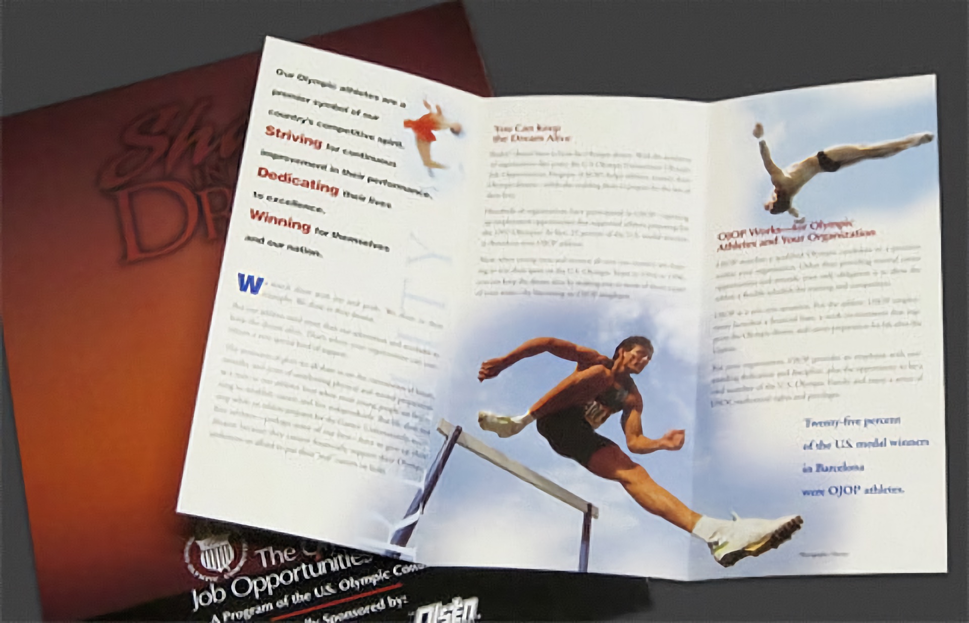 Olympic Job Opportunities Program brochure