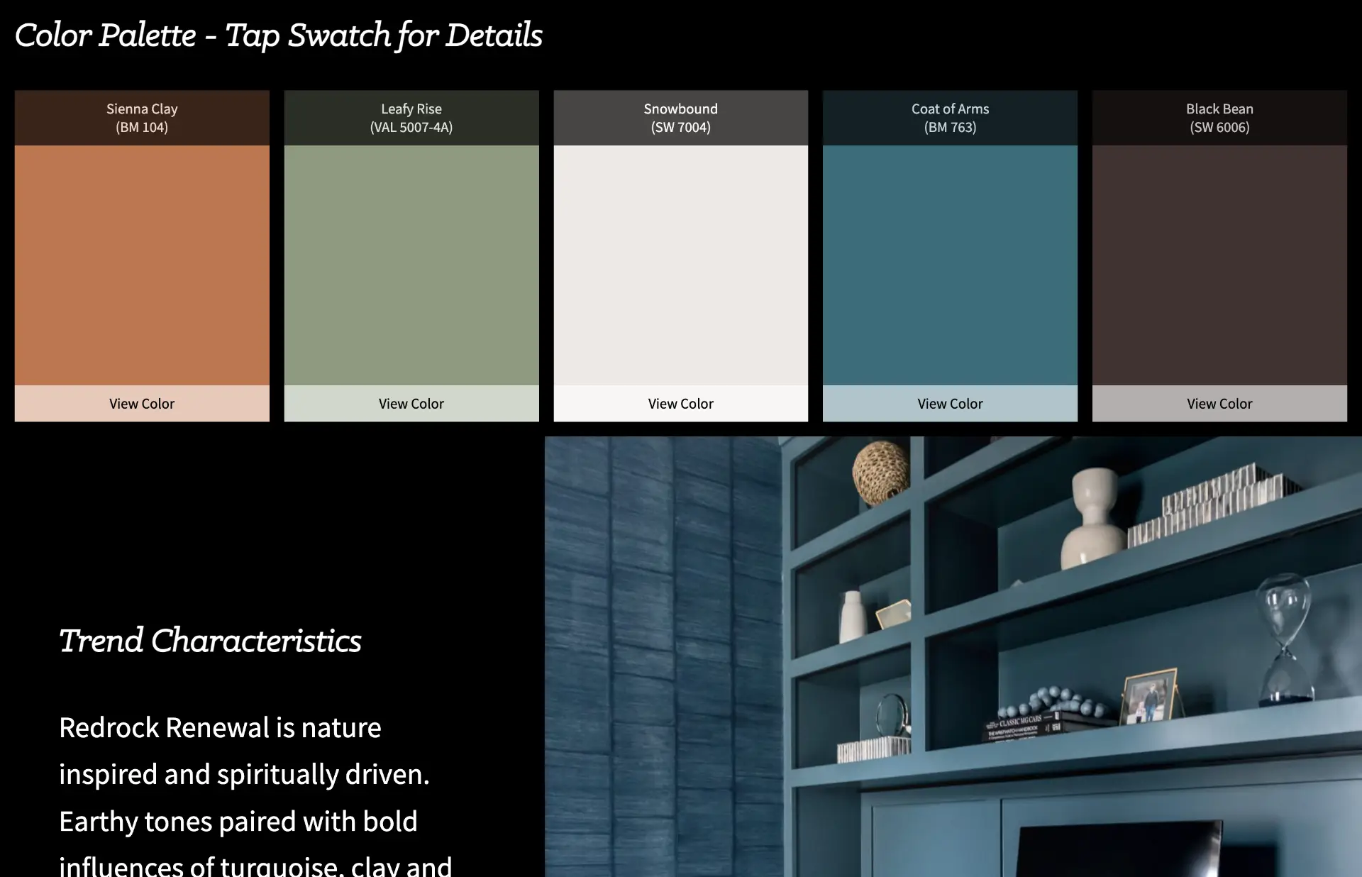 FrogTape Design Trends detail page screenshot