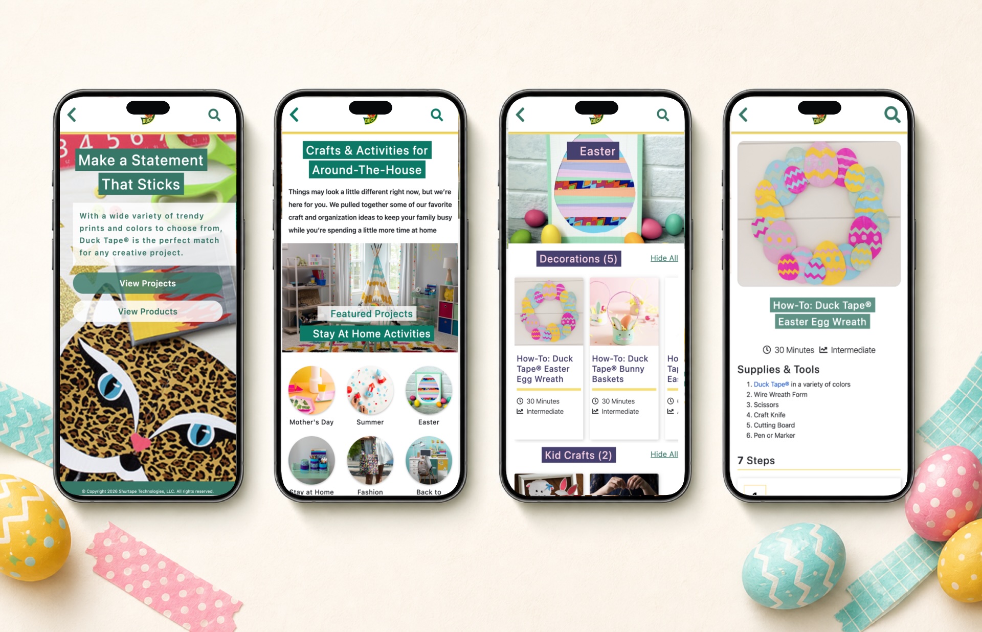 Duck Brand craft projects gallery screenshot